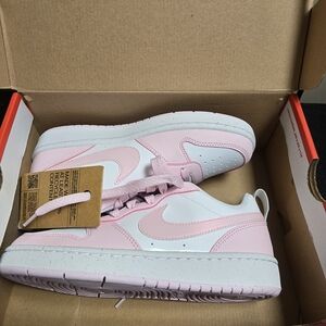Nike Pink and White Athletic Shoes